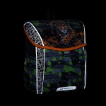 Obrazek Tornister szkolny Bagmaster PRIM 24 B - zielony lampart 20 l