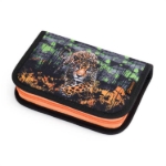 Obrazek Piórnik szkolny Bagmaster PRIM 24 B - zieleń lamparta