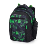 Obrazek Plecak szkolny Bagmaster PORTO 24 A - czarno-zielony zielony 29 l