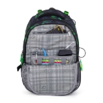 Obrazek Plecak szkolny Bagmaster PORTO 24 A - czarno-zielony zielony 29 l