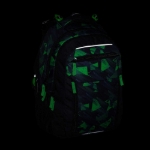 Obrazek Plecak szkolny Bagmaster PORTO 24 A - czarno-zielony zielony 29 l