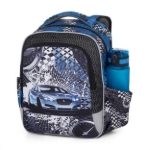 Obrazek Plecak przedszkolny Bagmaster MINI 24 B - Car Blue