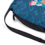 Obrazek Torba szkolna Bagmaster LUMI 24 E na kapcie / worek gimnastyczny - cube empire blue 1,5 l