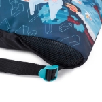 Obrazek Torba szkolna Bagmaster LUMI 24 E na kapcie / worek gimnastyczny - cube empire blue 1,5 l