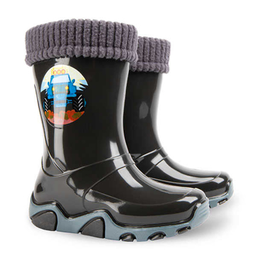 Obrazek Demar STORMER LUX 0402 I Dziecięce buty ocieplane czarne