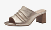Obrazek Tamaris 8-87200-42-909 Złote kapcie damskie