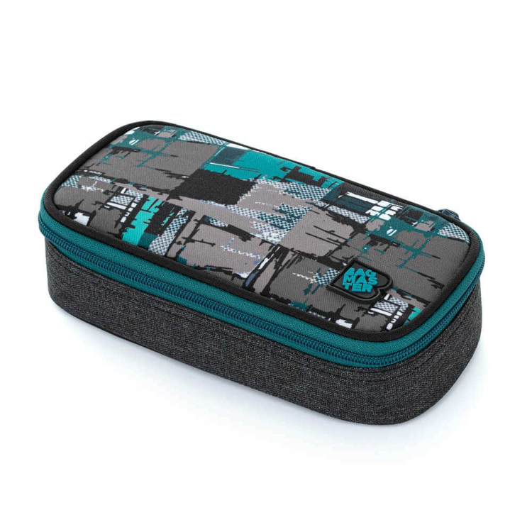 Obrazek Piórnik studencki Bagmaster BAG 21 B - zielony niebieski niebieski