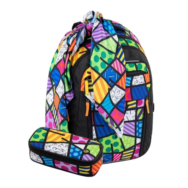 Obrazek Zestaw szkolny Bagmaster PORTO 22 B - Britto wielokolorowy 29 l