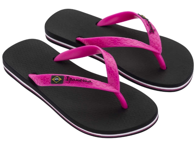Obrazek Ipanema Classic Brasil II 80408-AR828 japonki damskie czarny / różowy
