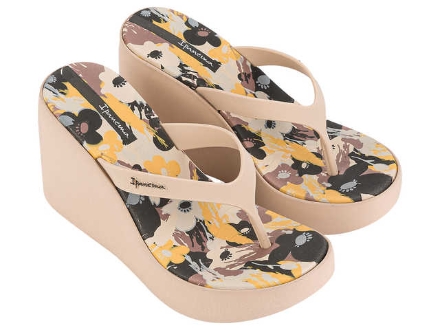 Obrazek Ipanema High Fashion Thong 83521-AQ573 Kapcie damskie beżowe