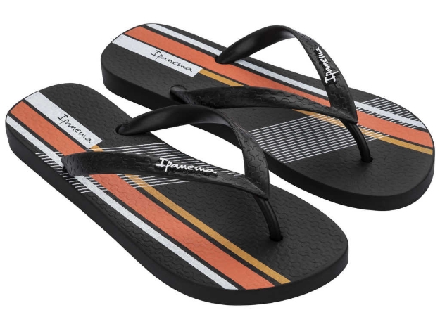 Obrazek Ipanema Graphics 83532-AP255 Japonki męskie czarne