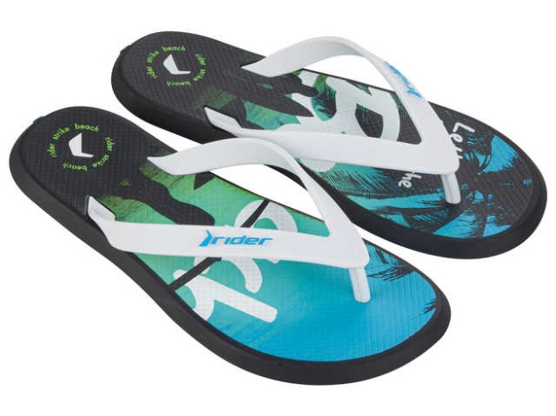 Obrazek Rider R1 Energy VI 83560-AS365 Japonki męskie czarny/niebieski