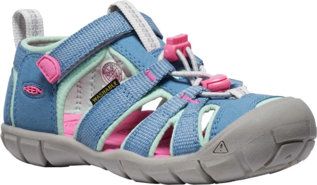 Obrazek Młodzieżowe sandały dziecięce KEEN Seacamp II CNX coronet blue/hot pink