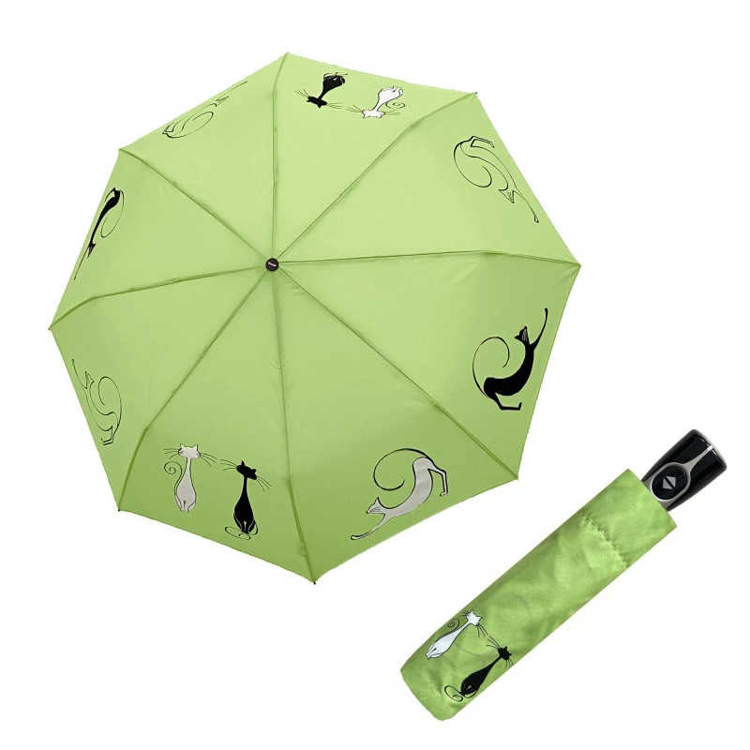 Obrazek W pełni automatyczny damski parasol Doppler Magic Fiber Best Friends Lime