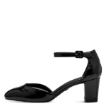 Obrazek Tamaris 1-24432-41-018 Damskie sandały na obcasie czarne