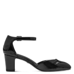 Obrazek Tamaris 1-24432-41-018 Damskie sandały na obcasie czarne