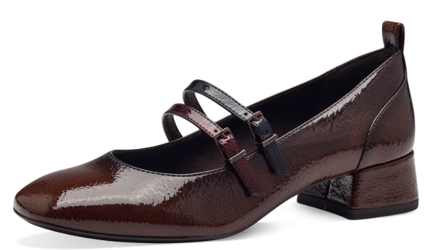 Obrazek Koniakowe czółenka damskie Tamaris 1-22318-43-392