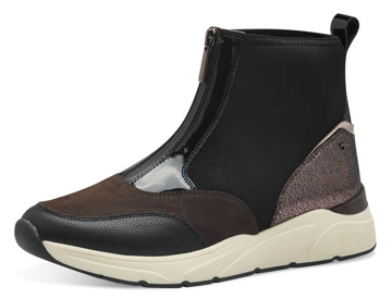 Obrazek Tamaris 1-25254-43-098 Czarne półbuty damskie