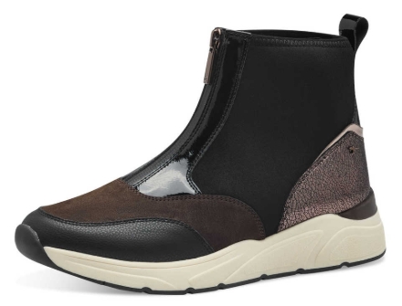 Obrazek Tamaris 1-25254-43-098 Czarne półbuty damskie