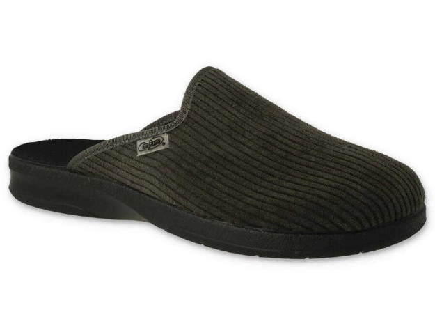 Obrazek BEFADO 548M028 kapcie męskie LEON szkoła podstawowa khaki