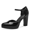 Obrazek Tamaris 1-22421-43-001 Damskie sandały na obcasie czarne