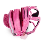 Obrazek Bagmaster LUMI 24 H duży zestaw szkolny dla pierwszoklasistów - miś różowy 23 l