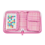 Obrazek Bagmaster LUMI 24 H duży zestaw szkolny dla pierwszoklasistów - miś różowy 23 l