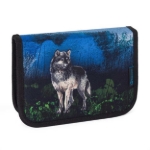 Obrazek Bagmaster LUMI 24 F mały zestaw szkolny dla pierwszoklasistów - wilczy błękit 23 l