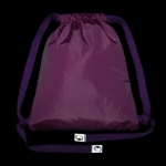 Obrazek Bagmaster DOPI 24 A worek szkolny na kapcie / worek gimnastyczny - różowy koń 1,5 l