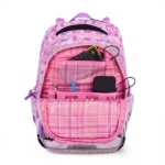 Obrazek Bagmaster DOPI 24 Duży zestaw szkolny dla pierwszoklasistów - koń różowy 22 l