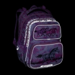 Obrazek Bagmaster DOPI 24 Duży zestaw szkolny dla pierwszoklasistów - koń różowy 22 l