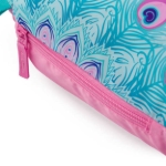 Obrazek Bagmaster Bag VEGA 24 B worek szkolny na kapcie / worek gimnastyczny - pawi błękit 1,5 l