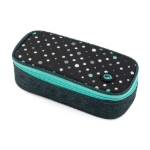 Obrazek Piórnik szkolny Bagmaster PORTO 24 C - czarno-turkusowy wielokolorowy