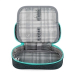 Obrazek Piórnik szkolny Bagmaster PORTO 24 C - czarno-turkusowy wielokolorowy