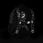 Obrazek Zestaw studencki Bagmaster SUPERNOVA 24 A - czarno-biały czarny 34 l