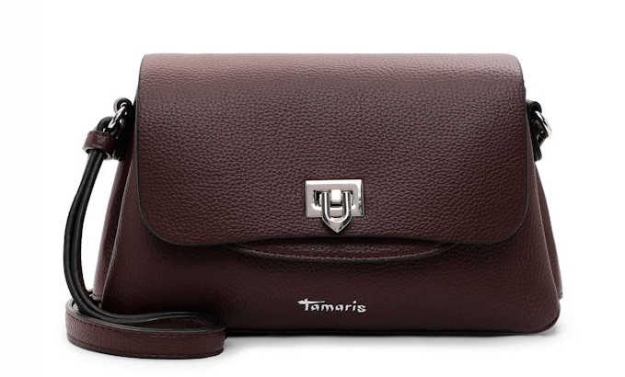 Obrazek Tamaris Carolina 33270-643 Ciemne wino Damska torba na ramię burgund 6 L