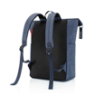 Obrazek Reisenthel Rolltop Backpack Herringbone Dark Blue 22 L