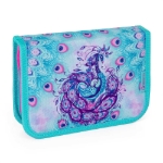 Obrazek Piórnik szkolny Bagmaster VEGA 24 A - pawi błękit