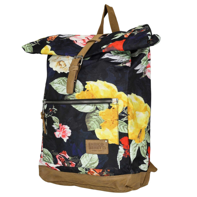 Obrazek Enrico Benetti Santiago 15" Plecak na notebooka Multi Roses 18 L