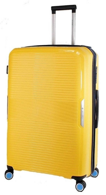 Obrazek Walizka podróżna Dielle 4W L PP 180-70-37 Żółta 114 L