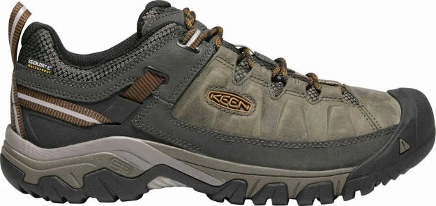 Obrazek KEEN Targhee III WP Męskie buty trekkingowe czarny oliwkowy/złoty brązowy