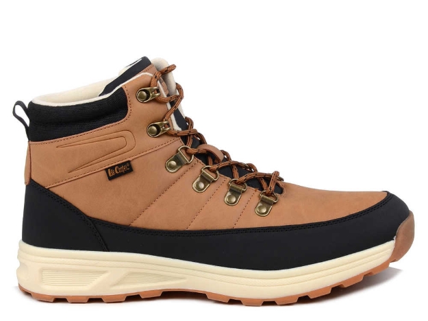 Obrazek Lee Cooper LCJ-24-03-3035M Buty za kostkę męskie brązowe
