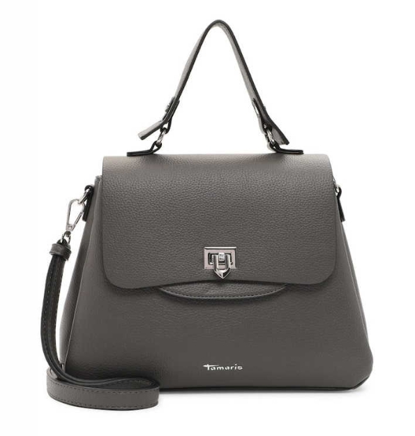 Obrazek Tamaris Carolina 33272-840 Ciemnoszara damska torba na ramię Szara 9 L