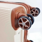 Obrazek Walizka podróżna Dielle M PP STRIPE 190-66-24 beżowa 78 L