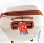 Obrazek Walizka podróżna Dielle M PP STRIPE 190-66-24 beżowa 78 L