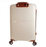 Obrazek Walizka podróżna Dielle L PP STRIPE 190-76-24 beżowa 114 L