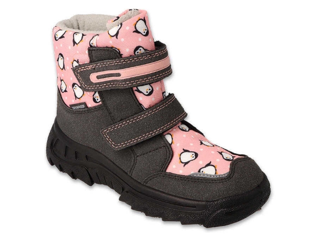 Obrazek BEFADO 615P001 wysokie zimowe dziewczęce pingwiny