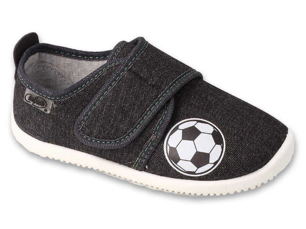 Obrazek BEFADO 902X042 buty chłopięce SOFTER czarne piłka