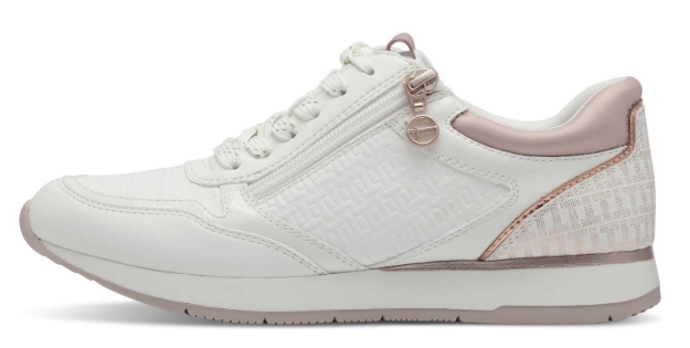 Obrazek Tamaris 1-23603-42-119 Trampki damskie białe