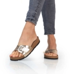 Obrazek Złote damskie kapcie zdrowotne Batz Ibiza